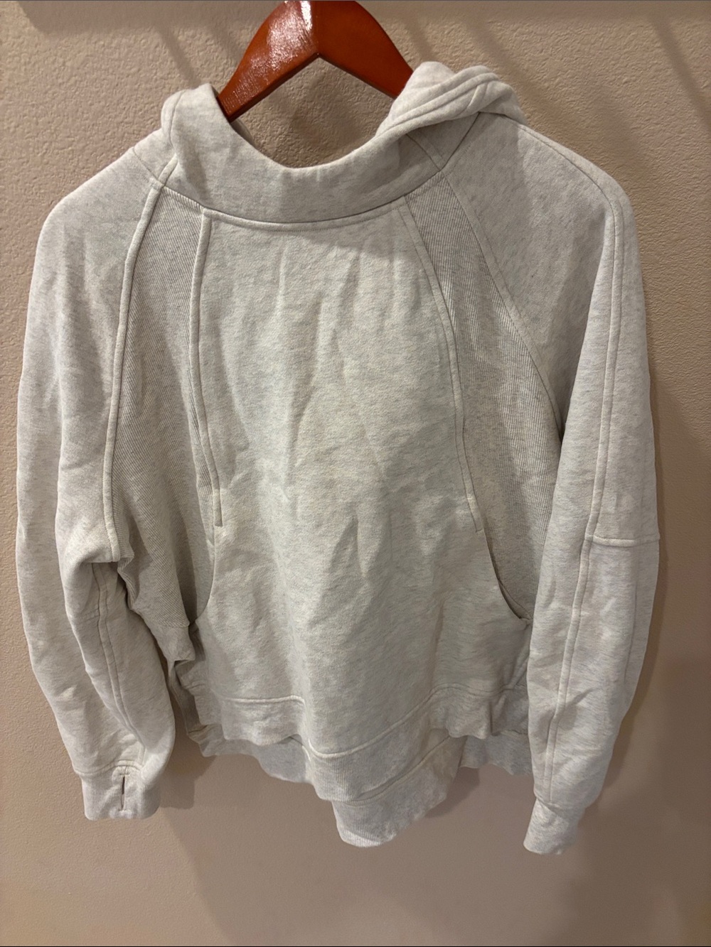 lululemon athletica Light Gray Women's Pullover Hoodie